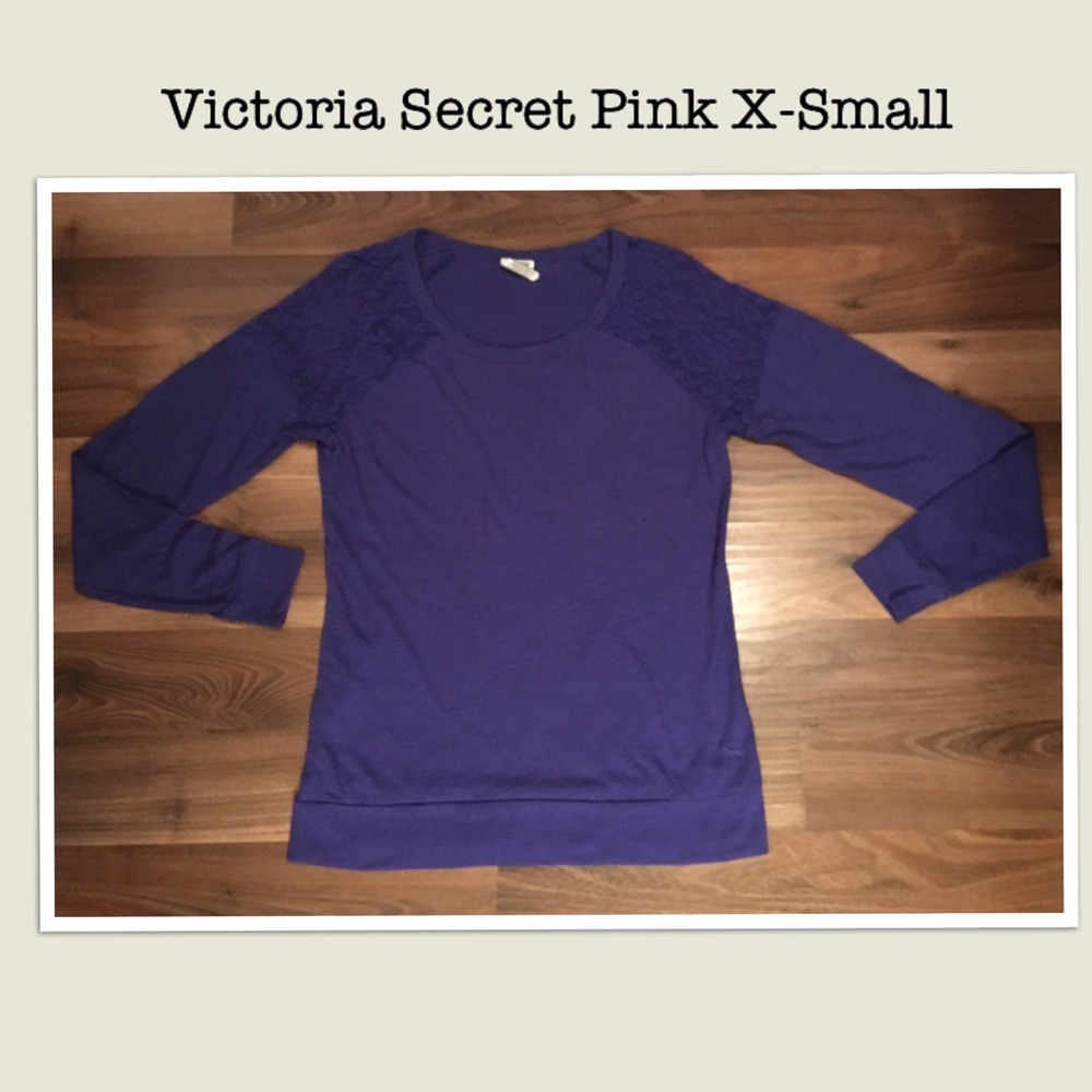 Victoria secret pink::  Purple Top size X-Small